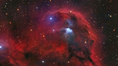 Astrophotographer spends nearly 70 hours capturing a delicate blue nebula in Orion (photo)