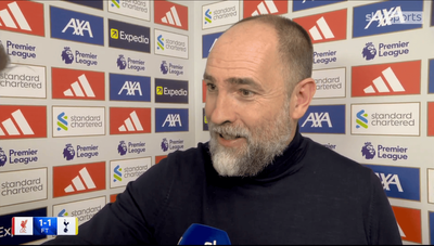 Watch: Igor Tudor ends tense Sky Sports interview early after Tottenham earn draw at Liverpool