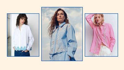 Beautiful embroidery gives classic shirts a pretty upgrade for spring - here are some of the best right now
