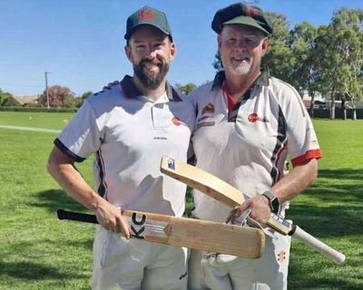 Father and son amateur cricketers combine for mammoth partnership of 590