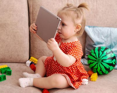 Three-quarters of nine-month-olds in England have ‘daily screen time’