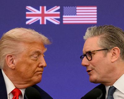 Trump says he is ‘not happy’ with UK as he criticises Starmer for being overly reliant on advisers – as it happened