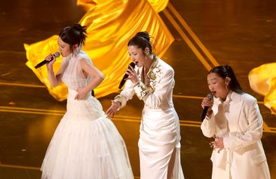 KPop Demon Hunters team react after getting 'cut off' during Oscars speech