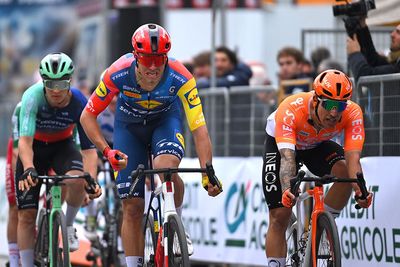 Another podium but no win for Sam Welsford in 'hectic' and 'dive bombing' final Tirreno-Adriatico sprint