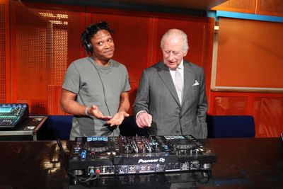 DJ King Charles serves up royal remix during Manchester visit