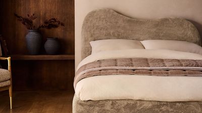 This Faux Fur Bedframe From Next Looks So Much Better Than It Sounds — There's Something So Comforting, but Design-Forward, About It