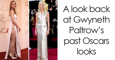 A Look Back At Gwyneth Paltrow’s Past Oscars Looks Going Back To 1994 After This Year’s Awkward Wardrobe Malfunction