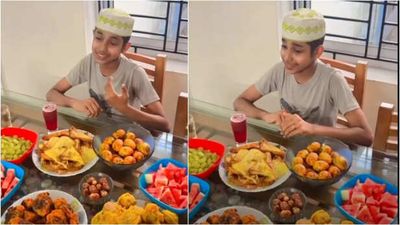 Kerala boy sings Ganesh Sthuthi before breaking the Roza; netizens call it the real Kerala Story