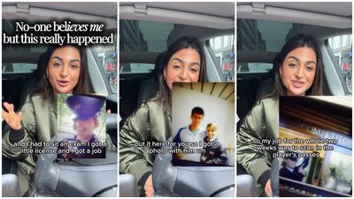 A doctor reveals she knew a Tennis legend before his Grand Slam era when she was a Wimbeldon security guard, but no one believes her