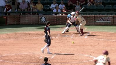 Florida State Softball Player Takes Softest Hit-By-Pitch of the Year, Guaranteed