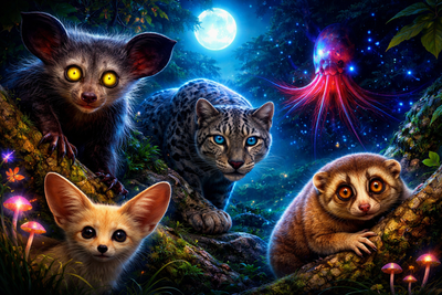 5 Animals That Appear Only at Night and Are Rarely Seen