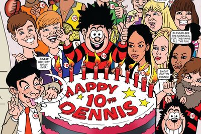 Stars reimagined as 10-year-olds to mark 75th anniversary of Dennis The Menace