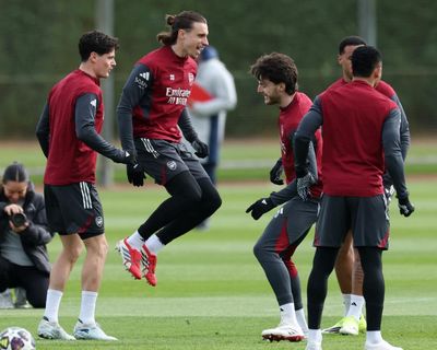 ‘We were all so happy’: Arsenal bid to harness feelgood factor against Leverkusen