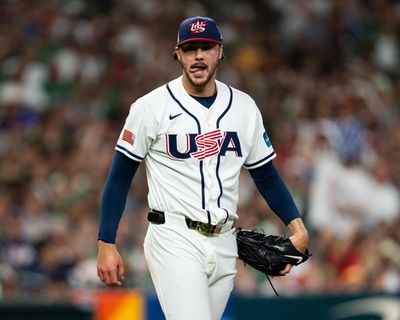 ‘That’s why we wear USA’: US players embrace military ties before WBC final against Venezuela
