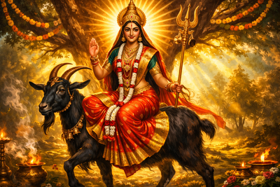 The Secret Goddess Who Rides Over Demons Like a Goat