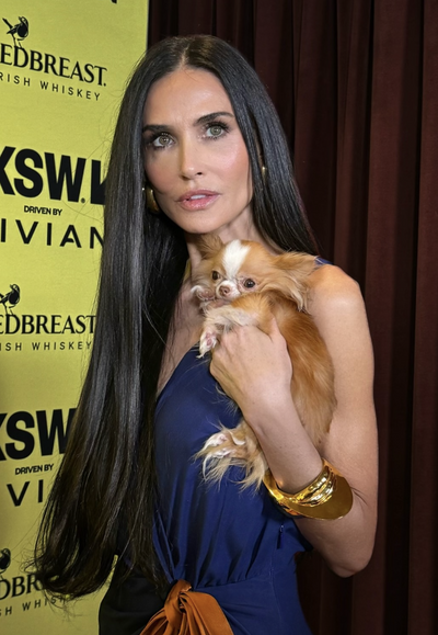 Saint Laurent, a Slit, and a Leg: Demi Moore Owns Red Carpet Fashion Like It's 2012 Again