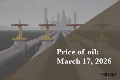 Current price of oil as of March 17, 2026