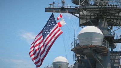 US Navy's Solution for China's Growing Fleet is Wall-Climbing Robots That Crawl Warships for Speed Repairs