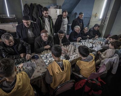 Joy of chess keeps dark times in check