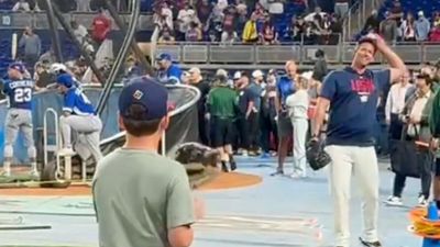 Clayton Kershaw Shared a Sweet Moment With Son Before WBC Championship Game