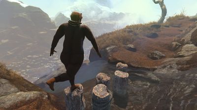 Baby Steps' level design was hugely inspired by a custom map in Mirror's Edge and Japanese skateboarder Gou Miyagi: 'All of a sudden I was actually looking at and seeing the space in a way that I hadn't in a single player level in a long time'