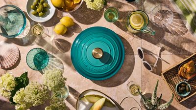 Le Creuset just dropped the color of the summer — and here's what's already in my basket