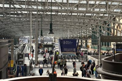 Glasgow Central station partially reopens after fire ravaged nearby building