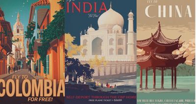 DHS Launches “Self-Deportation” Campaign Featuring Taj Mahal Imagery