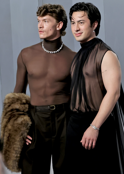 Connor Storrie and Hudson Williams Just Owned Oscars 2026 Style in the Best Way