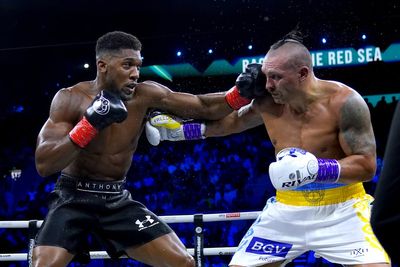 Anthony Joshua training with Oleksandr Usyk as he eyes comeback after car crash