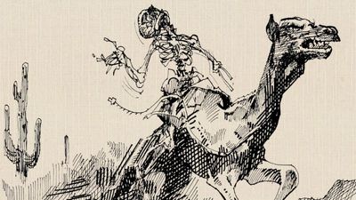 In 1883, Arizonans were being stalked by the ‘Red Ghost’ – a devil riding a huge beast. The chilling part? It was real