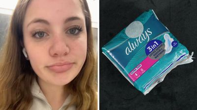 Woman issues warning after holding up an Always maxi pad to the light. Now people are clocking her: ‘I really hope this is satire’