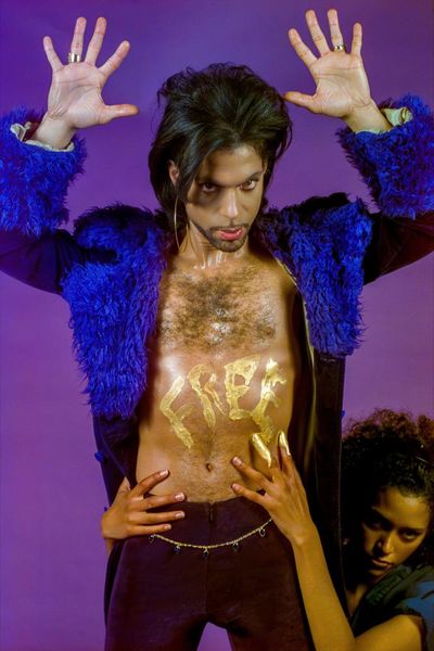 ‘Prince laughed like a kid as I painted “Free” on his stomach’: Steve Parke’s best photograph