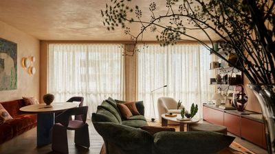 With Their Kids Grown Up, This Couple Sold Up and Moved to a New, Three-Bed Apartment in Sydney, Taking None of Their Existing Furniture With Them