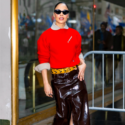 Tessa Thompson's Latest Outfit Couldn't be Easier to Copy and Paste Into Your Spring Work Wardrobe