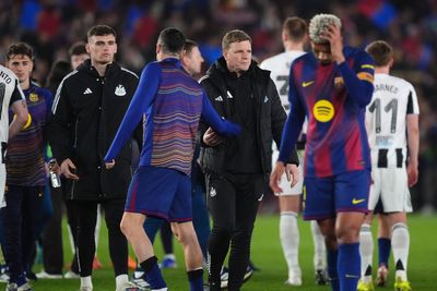 Eddie Howe vows to take Newcastle back to Champions League after Barcelona loss
