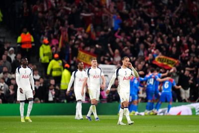 Xavi Simons scores twice as Tottenham win but bow out of Champions League