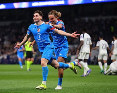 Simons stars but Spurs crash out of Champions League despite win over Atlético Madrid