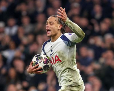 Xavi Simons provides spark of inspiration as Spurs show overdue fight