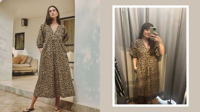 Albaray’s iconic leopard print dress is back – and after trying it on, I’m sold on its effortlessly chic design