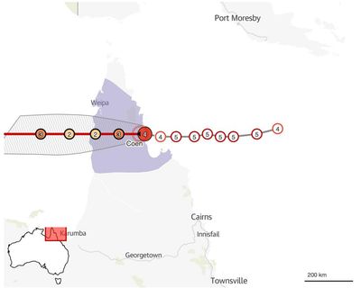 Tropical Cyclone Narelle tracking map: where and when will it hit after crossing the Queensland coast?