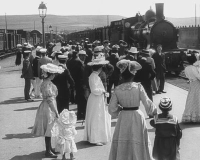 Trains review – magnetic cine-essay explores the liberation that the locomotive gave us