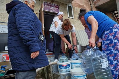 Major pollution leaves communities without water following Russian attack
