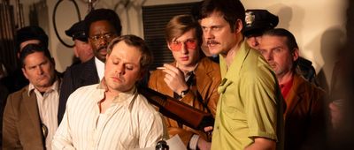 Dead Man's Wire review: Bill Skarsgård is deeply unsettling in this retro hostage drama