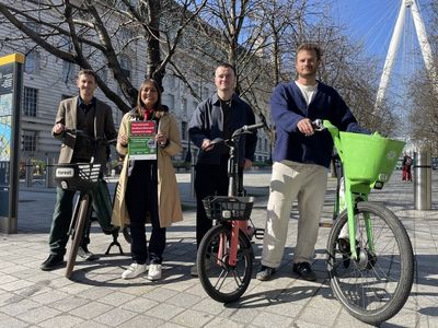 South London council turns 130 car parking spaces into e-bike bays to put brakes on pavement parking