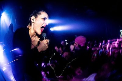 Jehnny Beth review: Visceral, muscular and uncompromising, she treats the stage like a boxing ring