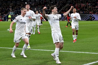 Midtjylland miss three straight penalties as Nottingham Forest advance to Europa League last eight