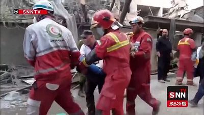 Iranian TV shows man rescued from South Khorasan rubble