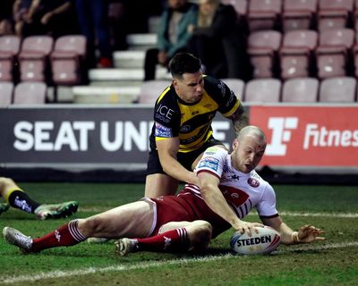 Liam Marshall double edges Super League leaders Wigan past York Knights