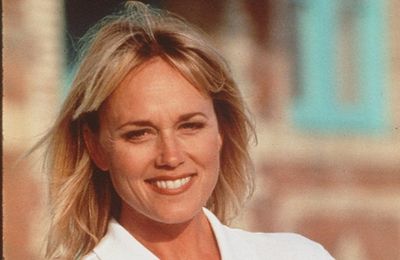 Pacific Blue's Darlene Vogel joked being Sir Elton John's 'beard' when they went clubbing in the 1980s